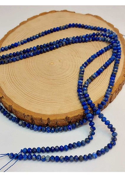 Lapis Taşı Rondela Faset Kesim Dizi 3,5*5mm (45236) fiyatları