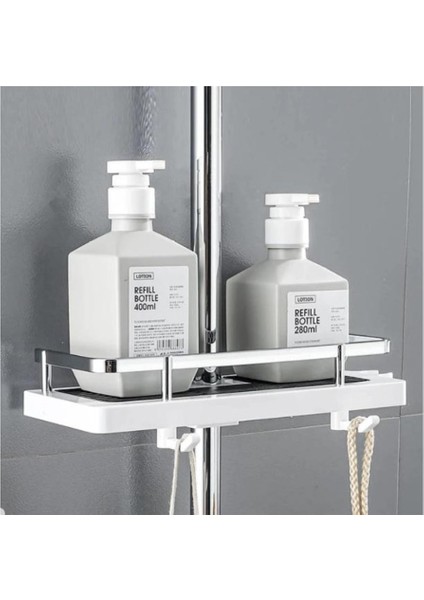 Banyo Duş Rafı Şampuanlık Sabunluk Organizer 27X12X5 cm