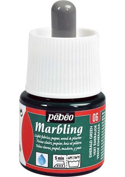 Marbling Ebru Boya 45ML Şişe Emerald Green