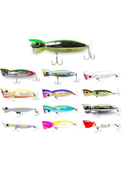 Fujın La-Nina Maket Balık Su Üstü Popper