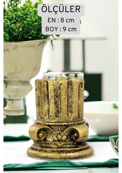 Şamdan Mumluk Dekoratif Mumluk Tealight Mumluk Model 39 Ikili Mumluk indirimleri