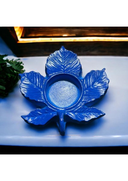 Dekoratif Tealight Mumluk Çınar Yaprağı Yılbaşı Düğün Nişan Bebek Süs Eşyası Tealight Mum Hediyeli fiyatları