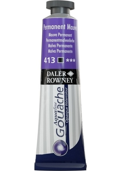 Aquafine Guaj Boya Tüp 15ML 413 Permanent Mauve