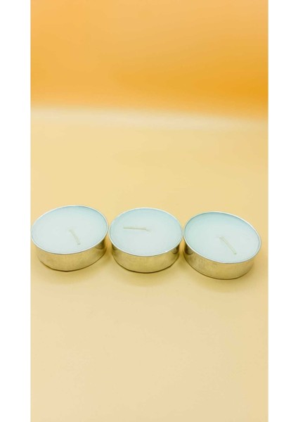 Tealight Mum-Buhurdanlık Silver Boy Soya Parafinli 10 Adet Beyaz Dekoratif Büyük Boy Tealight Mum fırsatları