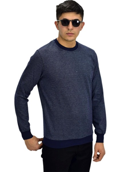 Erkek Spor Sıfır Yaka Sweatshirt R2270 BGL-ST03187 modelleri