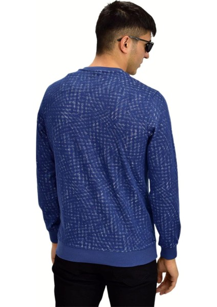 Erkek Spor Sıfır Yaka Sweatshirt R2264 BGL-ST03186