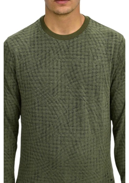 Erkek Spor Sıfır Yaka Sweatshirt R2264 BGL-ST03186