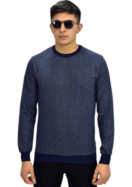 Erkek Spor Sıfır Yaka Sweatshirt R2270 BGL-ST03187