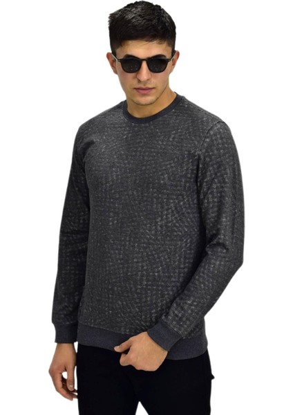 Erkek Spor Sıfır Yaka Sweatshirt R2264 BGL-ST03186 modelleri