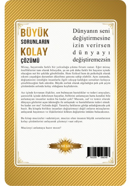 Mizaç Büyük Sorunların Kolay Çözümü - Murat Özmek