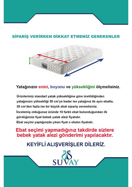 Kapitoneli Fitted Full Kenar Su Sıvı Geçirmez Alezi Beyaz Renkli Tek Çift Kişilik Yatak Koruyucu