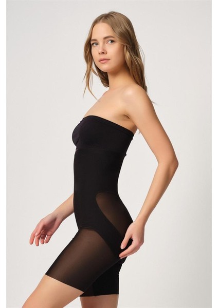 Siyah Emay 2929 Double Tül Paçalı Lazer Korse fiyatları