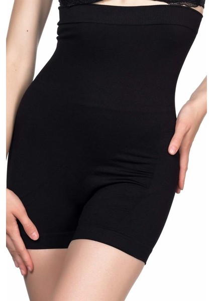 Siyah Emay 2047 Yüksek Bel Boxer Korse modelleri