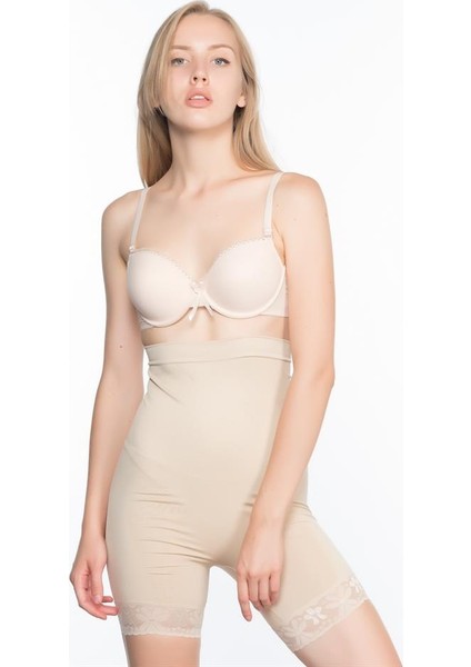 Ten Emay 2027 Yüksek Bel Dantelli Paçalı Korse indirimleri