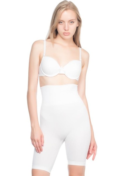 Beyaz Emay 3200 Pantolon Altı Soft Double Boxer Korse modelleri