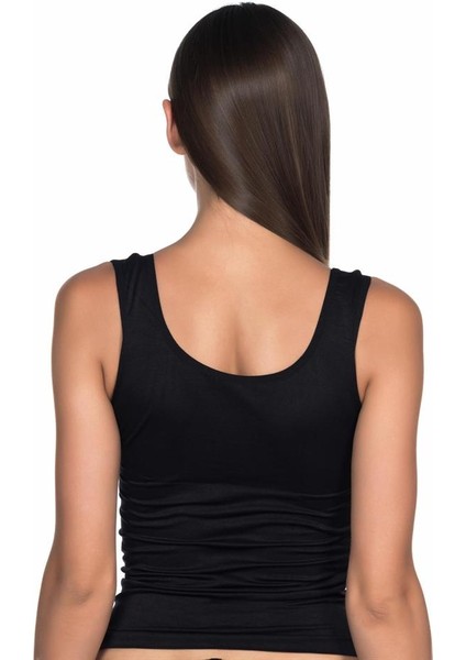 Siyah Emay 5002 Soft Kalın Askılı Uzun Atlet fiyatları