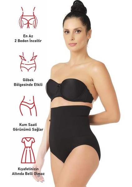 Siyah 2029 Masajlı Double Slip Korse fırsatları