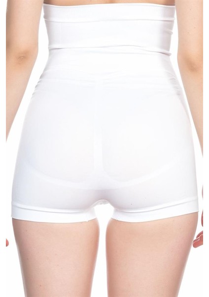 Beyaz Emay 2047 Yüksek Bel Boxer Korse fiyatları