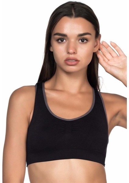 Siyah-Antrasit Emay 4024 Double Sütyen Korse modelleri