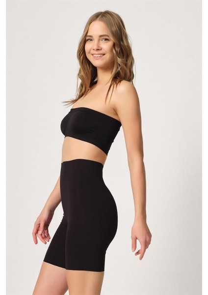 Siyah Emay 2707 Lazer Yüksek Bel Paçalı Korse modelleri