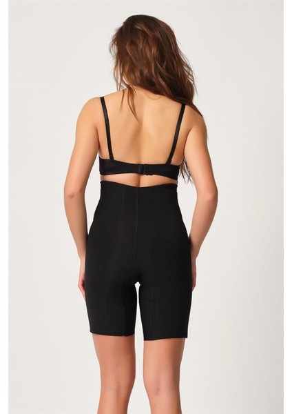 Siyah Emay 2814 Double Yüksek Bel Boxer Lazer Korse modelleri