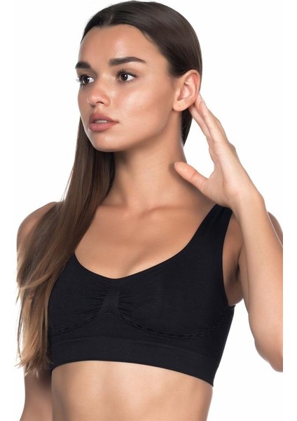 Siyah Emay 4015 Sütyen Korse