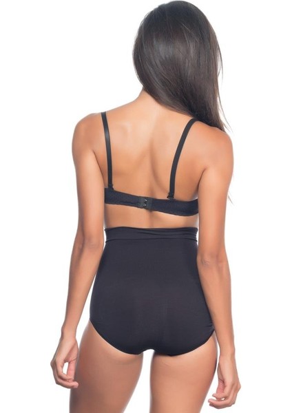 Siyah 2057 Yüksek Bel Masajlı Slip Korse fiyatları