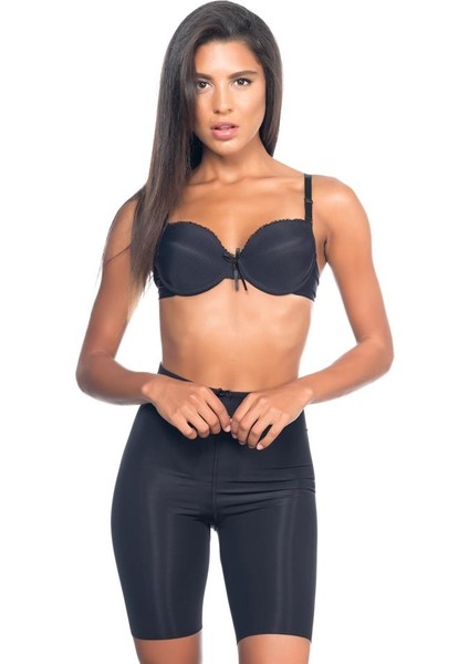 Siyah Emay 2817 Yüksek Bel Paçalı Lazer Korse modelleri