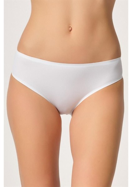 Beyaz 2803 Yapıştırma Lazer Kesim Külot