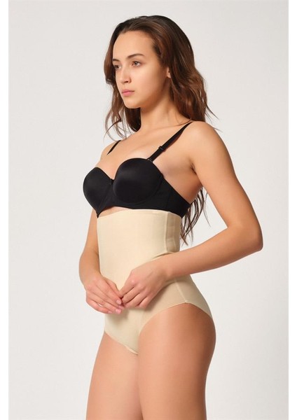 Ten 2945 Tül Karyokalı Slip Lazer Korse