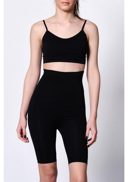 Siyah Emay 2015 Yüksek Bel Double Uzun Paçalı Korse modelleri