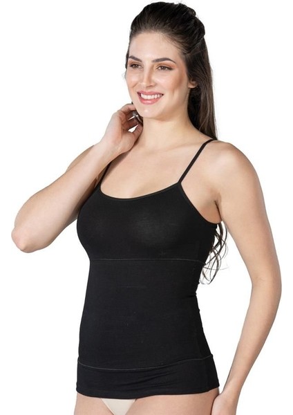 Siyah Emay 1401 Modal Cotton Kadın Atlet Korse