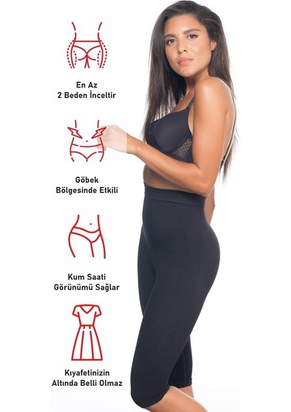 Siyah Emay 2040 Anti Selülit Boxer Korse fırsatları