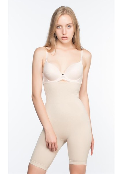 Ten Emay 2074 Yüksek Bel Desenli Double Uzun Paça Korse modelleri