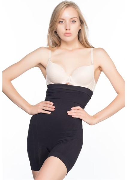 Siyah Emay 7026 Ince Yüksek Bel Paçalı Korse modelleri