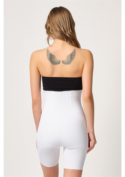 Beyaz Emay 2832 Yüksek Bel Balen Destekli Agraflı Lazer Korse fiyatları