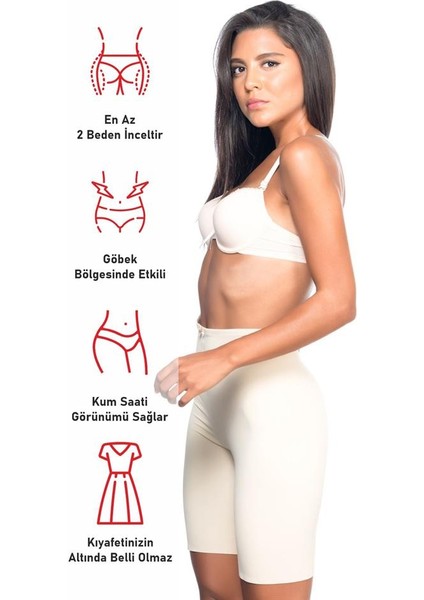 Ten Emay 2817 Yüksek Bel Paçalı Lazer Korse fırsatları