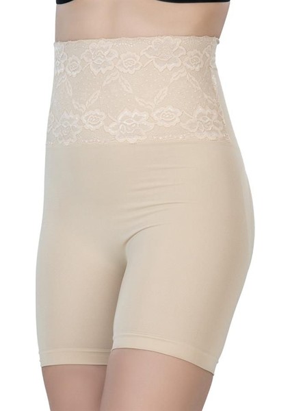 Ten Emay 2091 Önü Dantelli Yüksek Bel Boxer Korse fiyatları