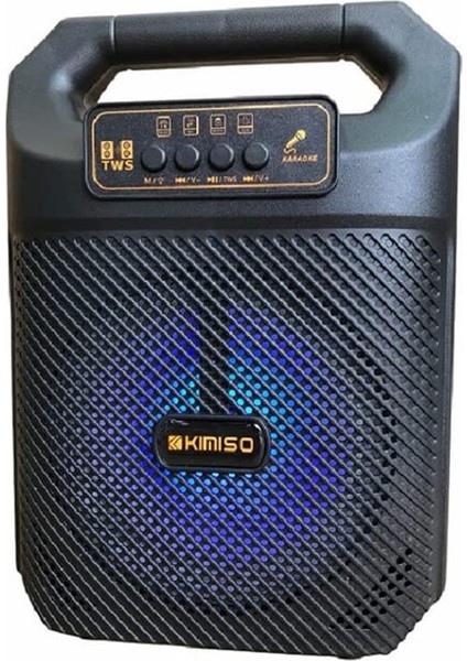 Karaoke Kimiso QS-3607 Mikrafonlu Taşınabilir Hoparlör 6,5 fiyatları