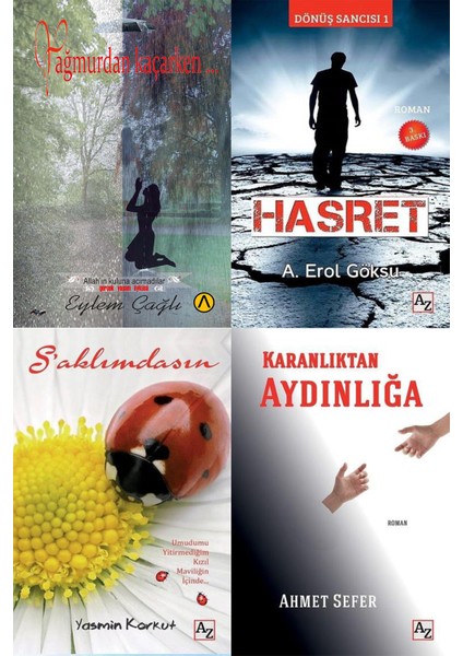 Hasret - Saklımdasın - Karanlıktan Aydınlığa - Yağmurdan Kaçarken 4 Kitap