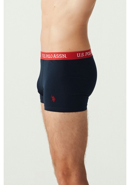 Erkek Lacivert 3'lü Boxer 80253