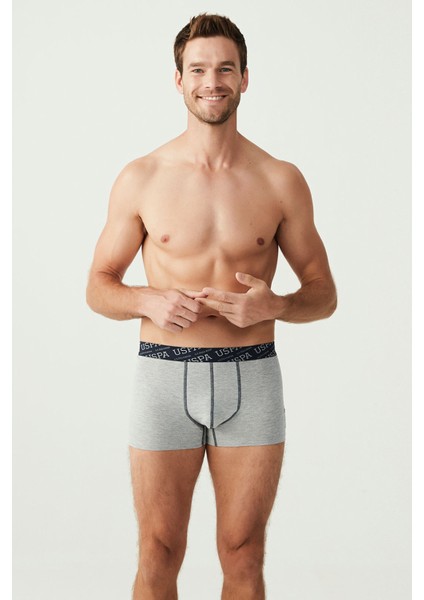 Erkek Kırmızı Gri Melanj Lacivert 3'lü Boxer 80336 indirimleri