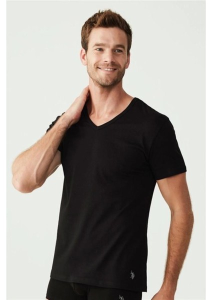 Erkek Siyah 2'Li T-Shirt 80199 fiyatları
