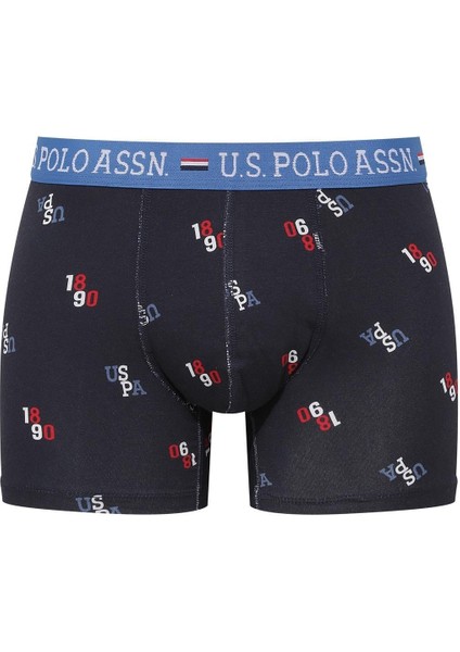 Erkek Modal Indigo - Lacivert Baskılı 2'li Boxer 80487 modelleri