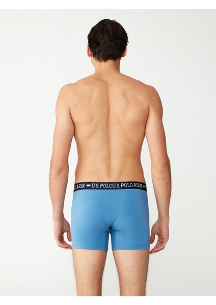 Erkek Modal Indigo - Lacivert Baskılı 2'li Boxer 80487 indirimleri