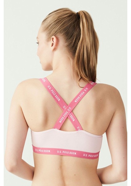 66117 Kadın Pembe Çapraz Askılı Büstiyer modelleri