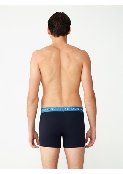 Erkek Modal Gri Baskılı Lacivert 2'li Boxer 80487 indirimleri