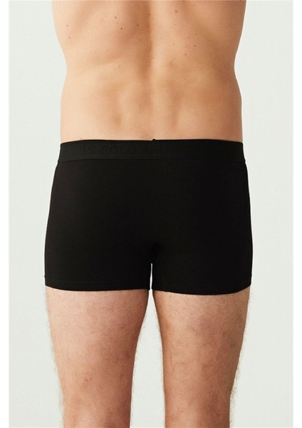 Erkek 3'lü Siyah Pamuklu Modal Boxer 80173 fırsatları