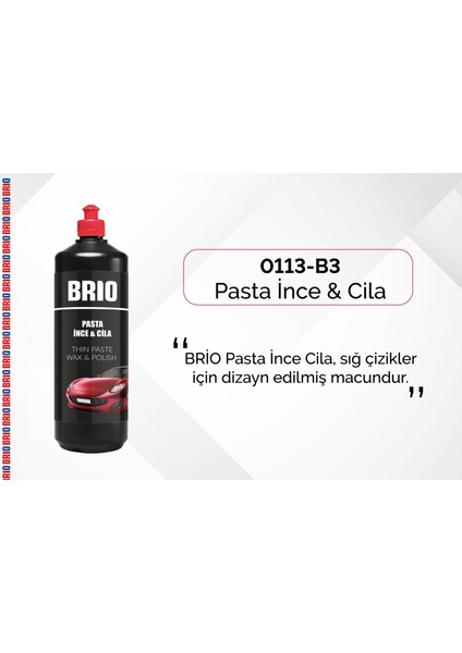 Pasta İnce & Cila 1 Litre Brio Pasta Cila fiyatları