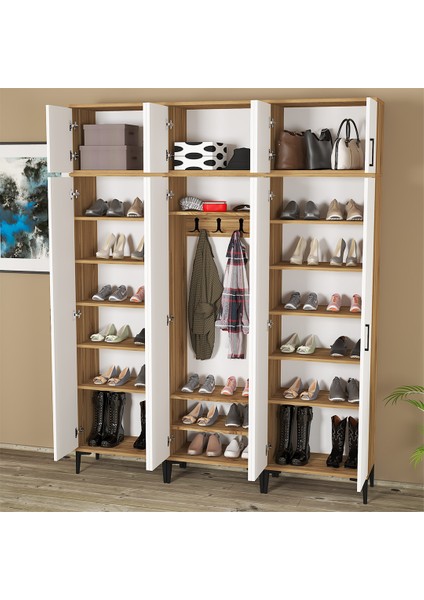 Alba-1-3-3-4-4-4 Portmanto Vestiyer Ayakkabılık ALB02 fırsatları